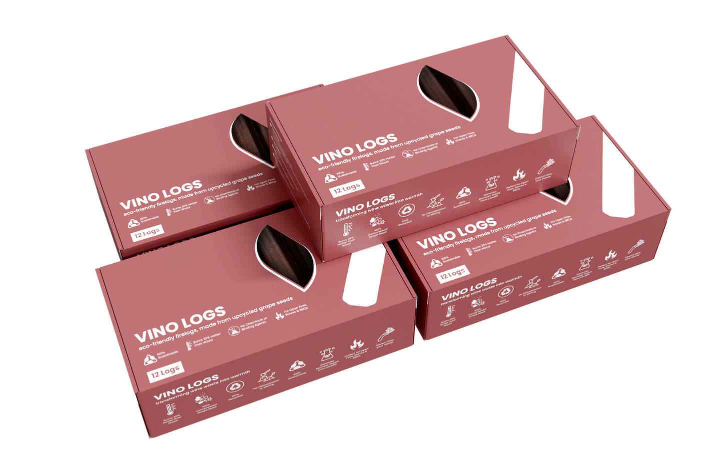 Vino Logs Four Box Bundle